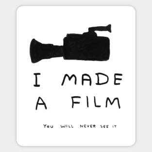 i made a film Sticker